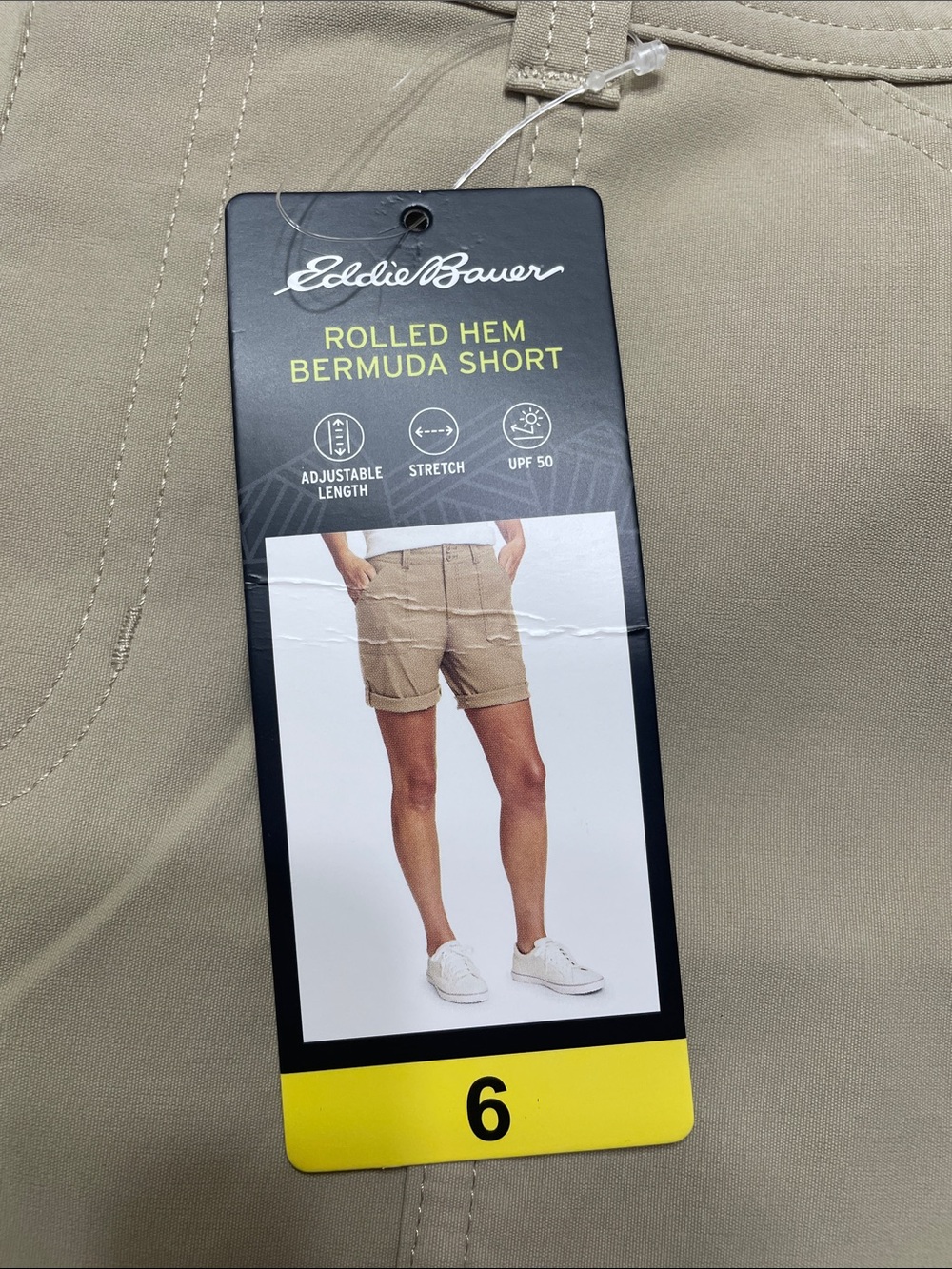 Eddie Bauer Rolled Hem Bermuda Shorts (6) - Picture 5 of 7